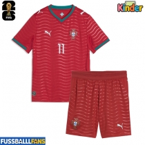 Portugal Joao Felix #11 Heimtrikotsatz Kinder WM 2026 Kurzarm (+ Kurze Hosen)